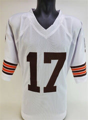 Brian Sipe Signed Cleveland Browns White Jersey (Beckett) Browns Q.B. 1974–1983