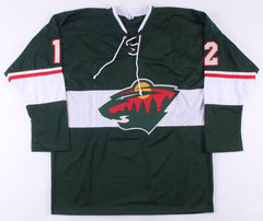 Eric Staal Signed Minnesota Wild  Jersey (Beckett COA) 400+ NHL Goal Scorer