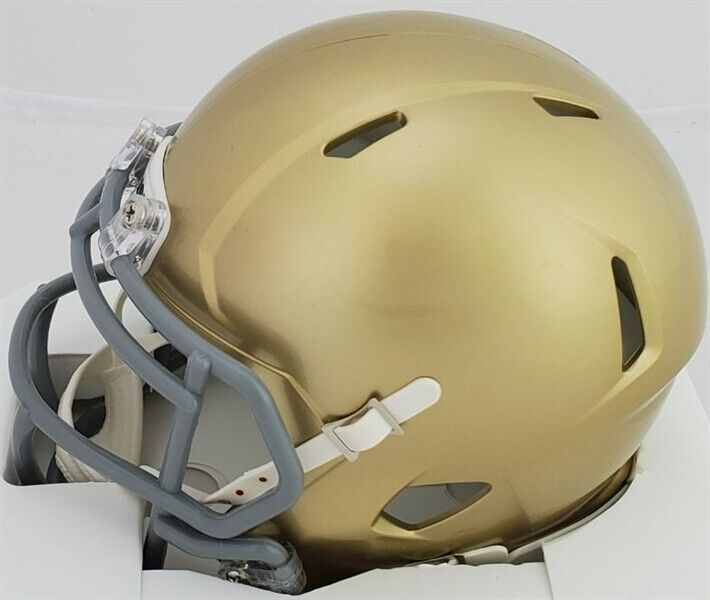 Rudy Ruettiger Signed Notre Dame Fighting Irish Mini-Helmet (JSA COA)
