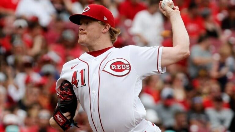 Andrew Abbott Signed Cincinnati Reds Jersey (Playball Ink) 2023 Rookie Pitcher