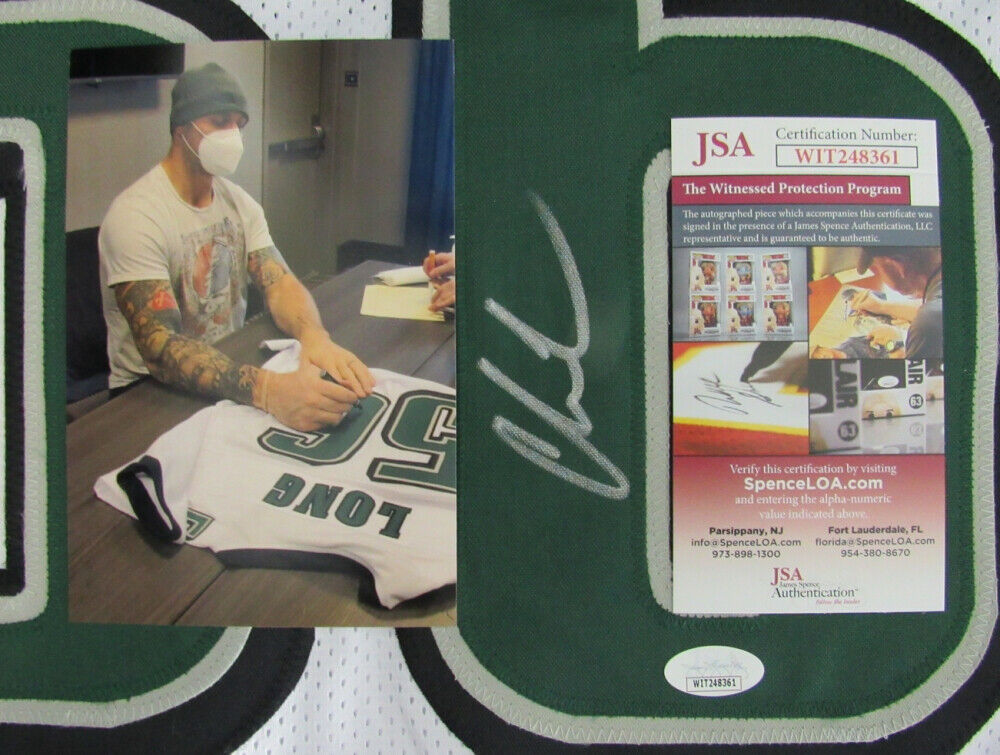 Chris Long Signed Philadelphia Eagles Jersey (JSA COA) Super Bowl LII Champion