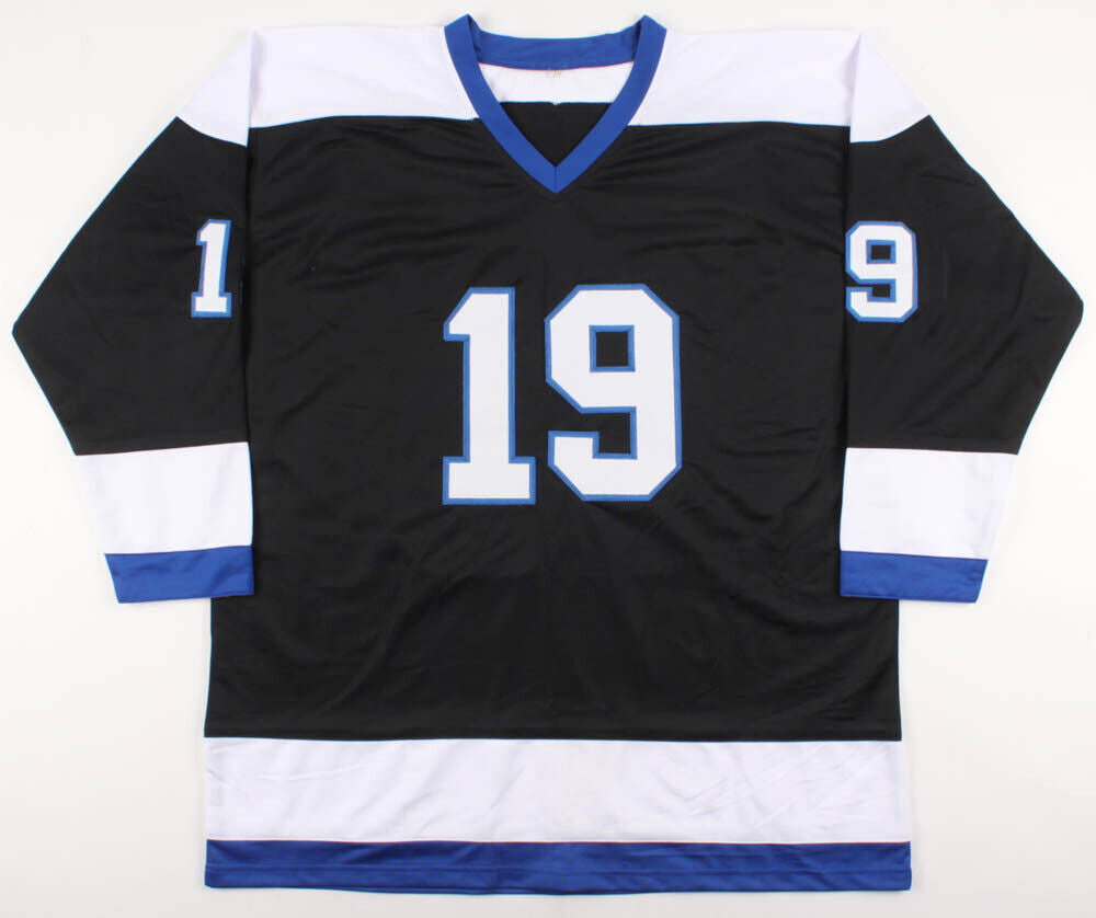 Brian Bradley Signed Lightning Jersey (JSA COA)  Tampa's 1st ever goal scorer
