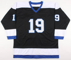 Brian Bradley Signed Lightning Jersey (JSA COA)  Tampa's 1st ever goal scorer