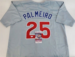 Rafael Palmeiro Signed Chicago Cub Jersey (JSA COA) 500 Home Run & 3000 Hit Club