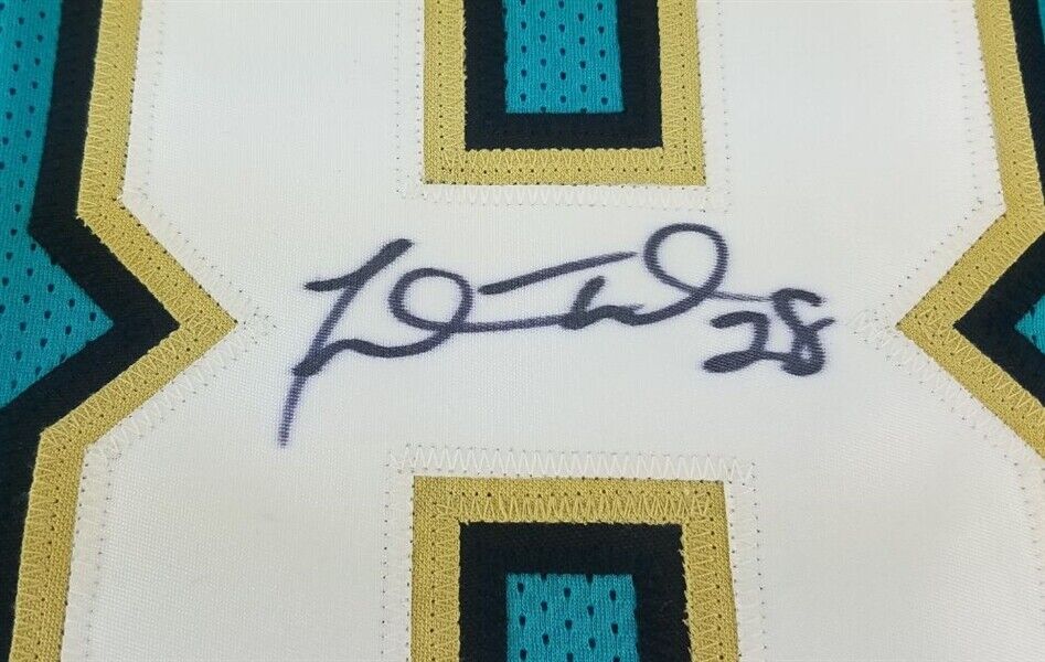 Fred Taylor Signed Jaguars Jersey (JSA COA) Jacksonville R.B. (1998–2008) Gators