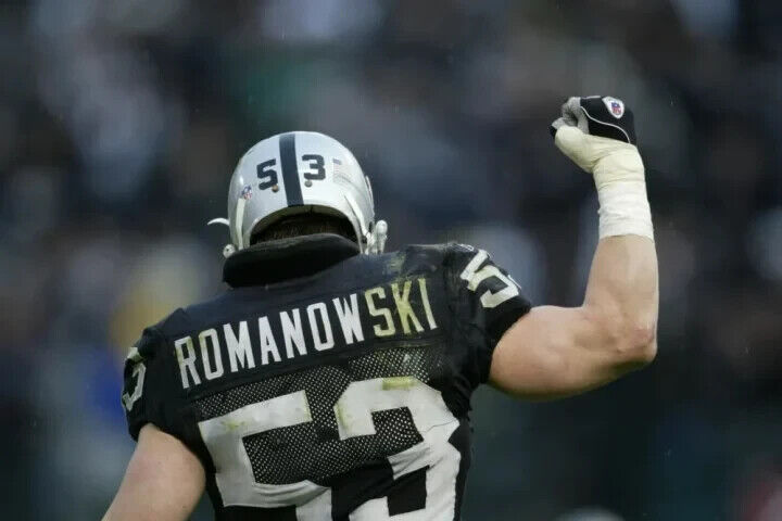 Bill Romanowski Signed Oakland Raiders Jersey (Beckett) 4xSuper Bowl Champion LB