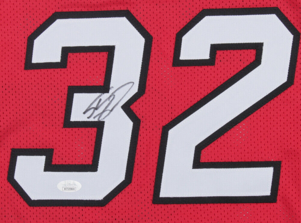 Shaquille O'Neal Signed Miami Heat Jersey (JSA COA) 4×NBA Champ 2000–2002,2006