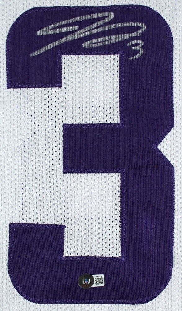 Jordan Addison Signed Minnesota Vikings Jersey (Beckett) 2023 1st Round Pick WR