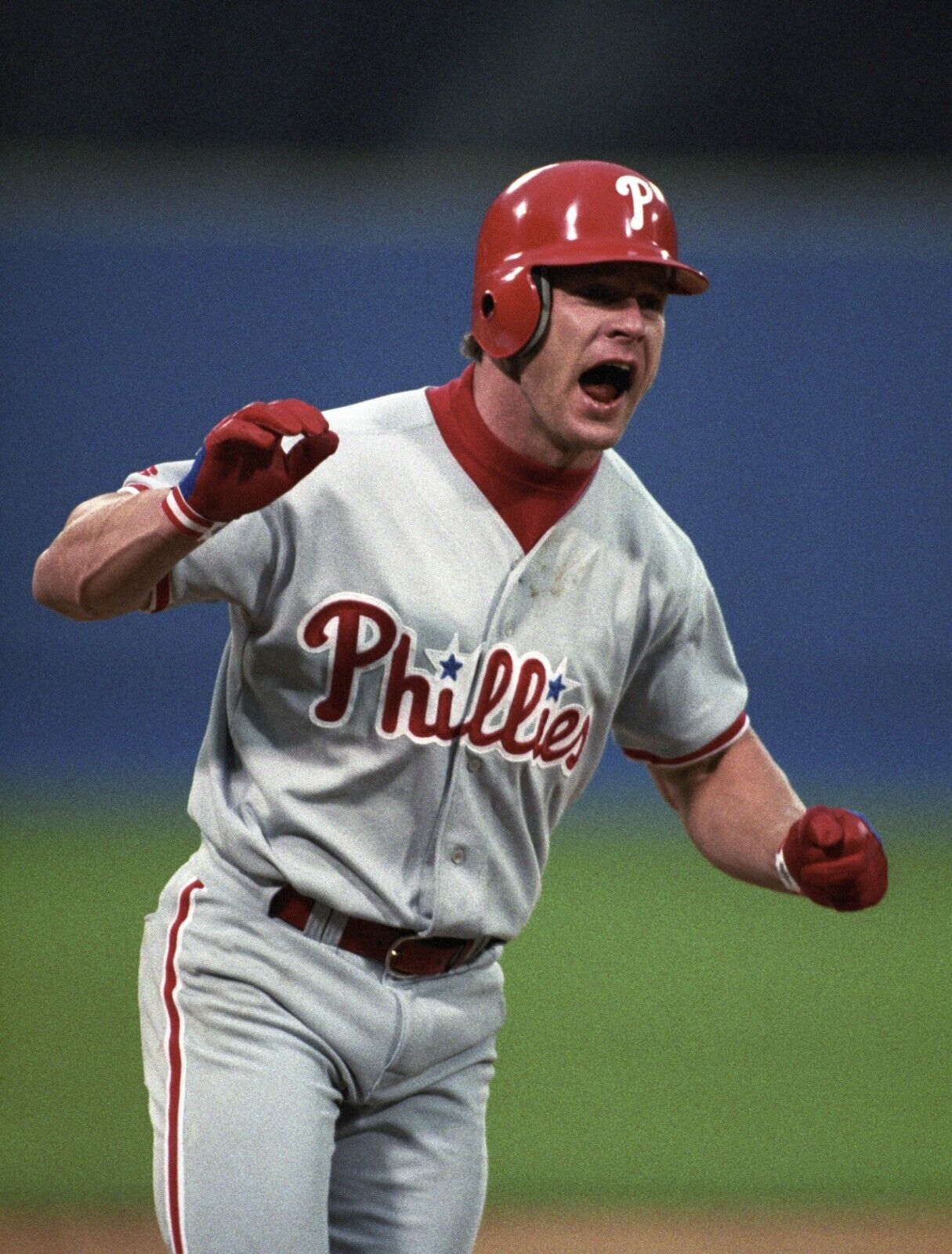 Lenny Dykstra Signed Phildelphia Phillies Jersey Inscribed "Nails" (JSA COA)
