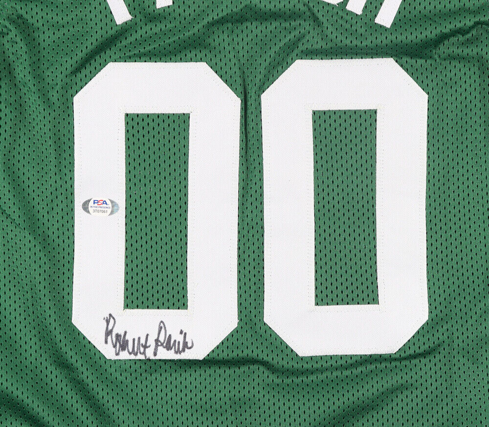 Robert Parish Signed Boston Celtics Jersey (PSA COA) 4XNBA Champion Center / HOF