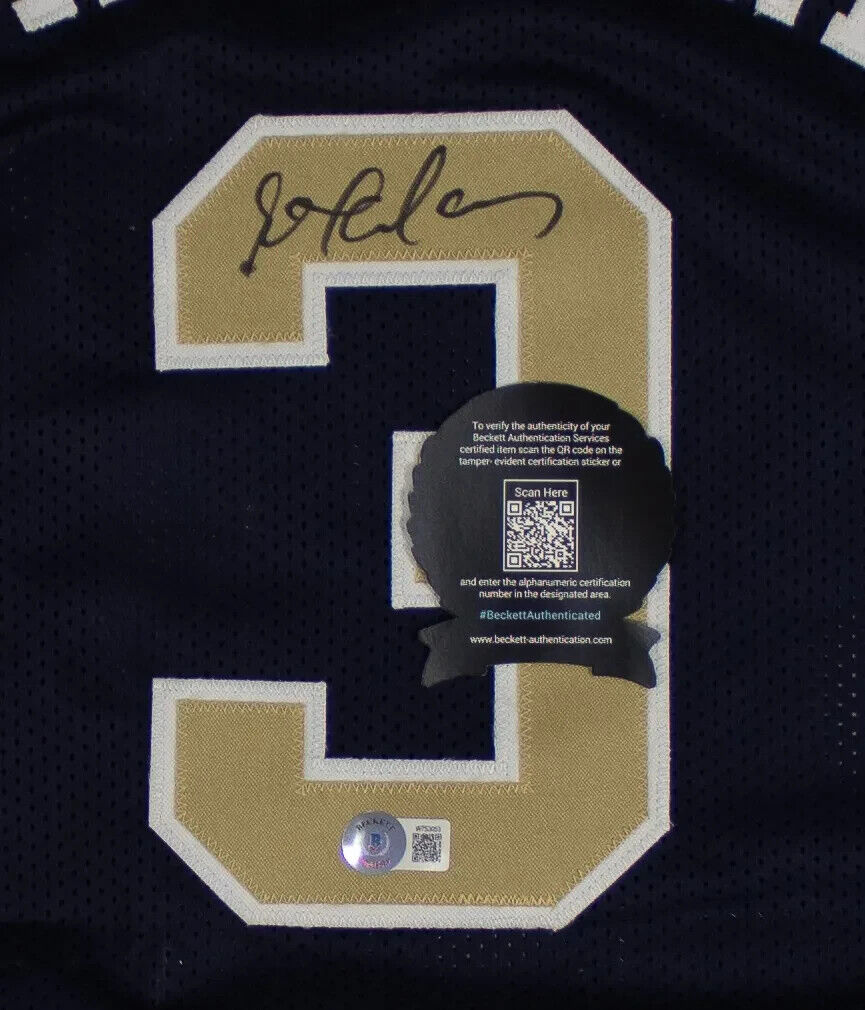 Stephon Marbury Signed Georgia Tech Yellow Jackets Jersey (Beckett) N.Y. Knicks