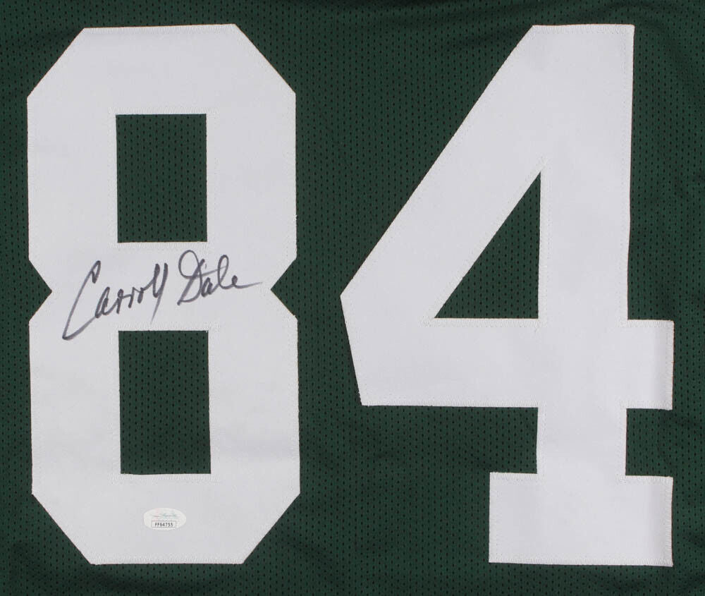 Carroll Dale Signed Green Bay Packers Jersey (JSA) 2xSuper Bowl Champ I & II