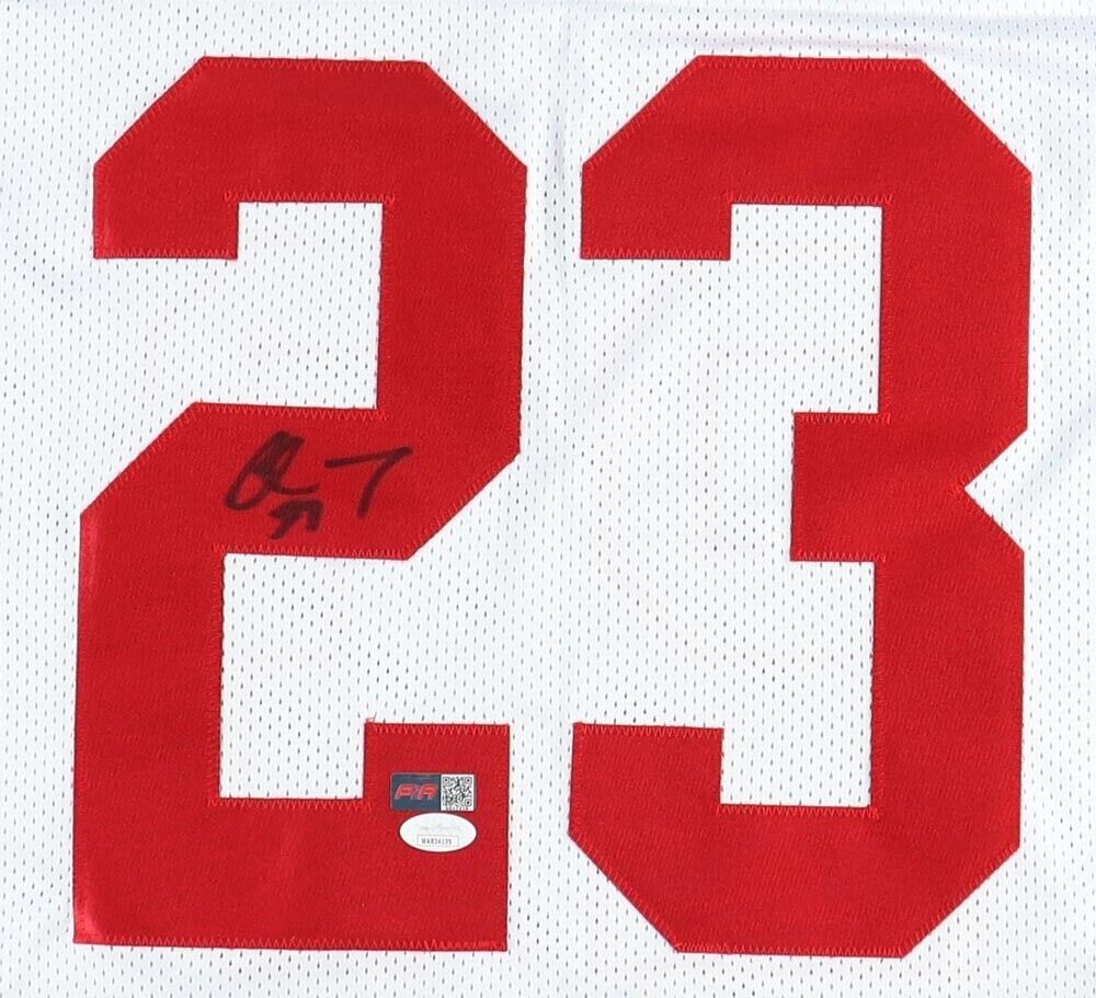 Christian McCaffrey Signed San Francisco 49ers Home Jersey (JSA) 2xPro Bowl R.B.