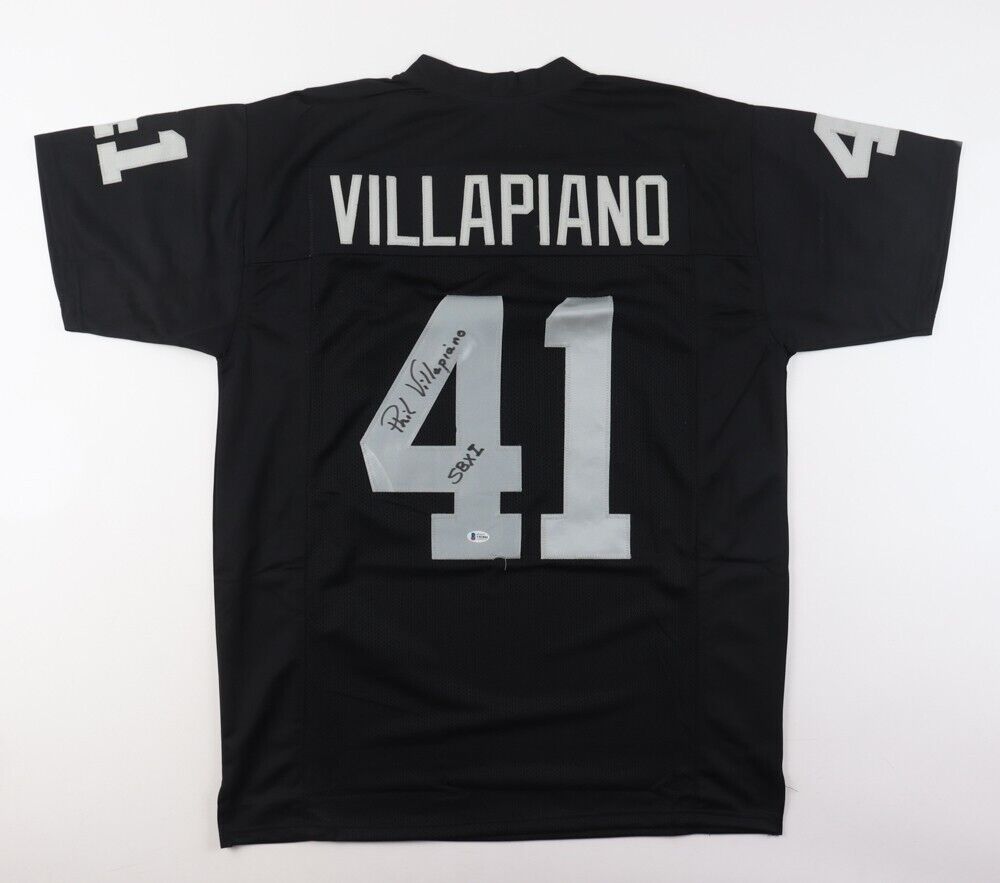 Phil Villapiano Signed Oakland Raiders Jersey Inscribed "SB XI" (Beckett) LB