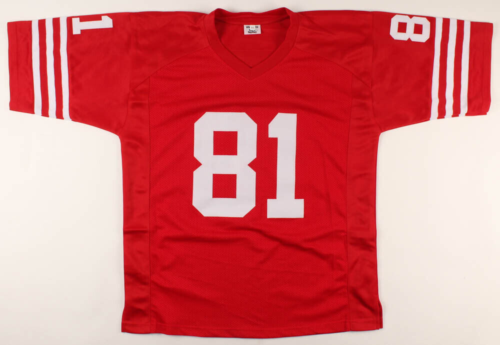 Russ Francis Signed San Fransisco 49ers Jersey Inscribed Aloha & Super Bowl XIX