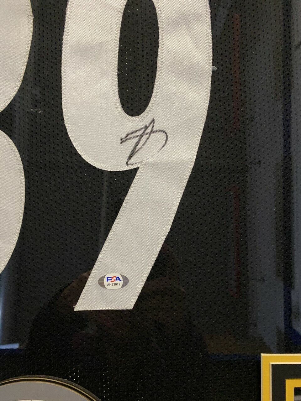Minkah Fitzpatrick Signed Steelers 35x38 Framed Jersey (PSA COA) 2xPro Bowl D.B.