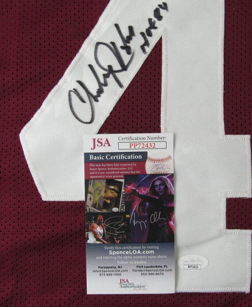 Charley Taylor Signed Washington Redskins Jersey Inscribed "HOF 84" (JSA COA) WR