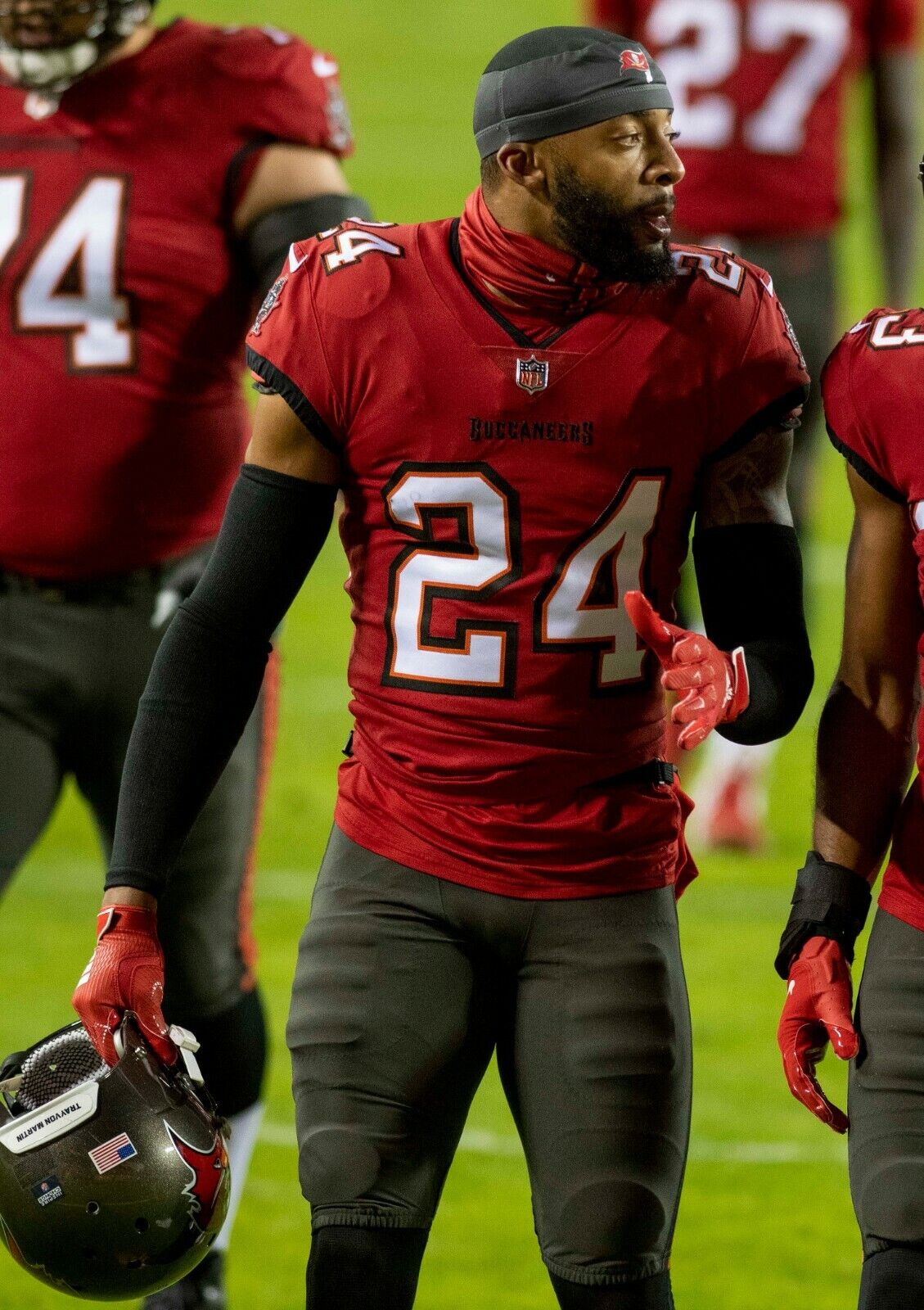 Carlton Davis Signed Buccaneers Jersey (Beckett Holo) Tampa Bay 2018 2nd Rnd Pck