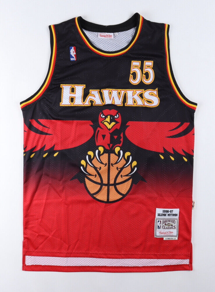 Dikembe Mutombo Signed Atlanta Hawks Jersey (PSA COA) 8xNBA All Star Center