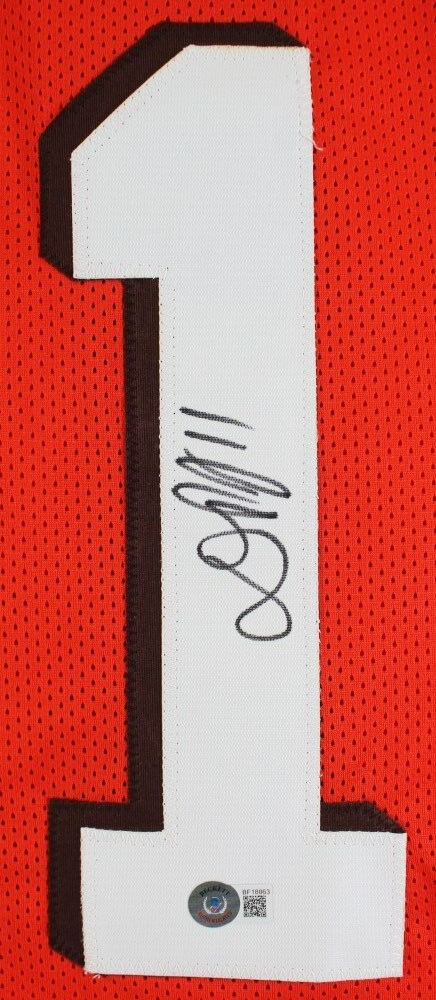 Donovan Peoples-Jones Signed Cleveland Browns Jersey (Beckett COA) 2020 Pick W.R