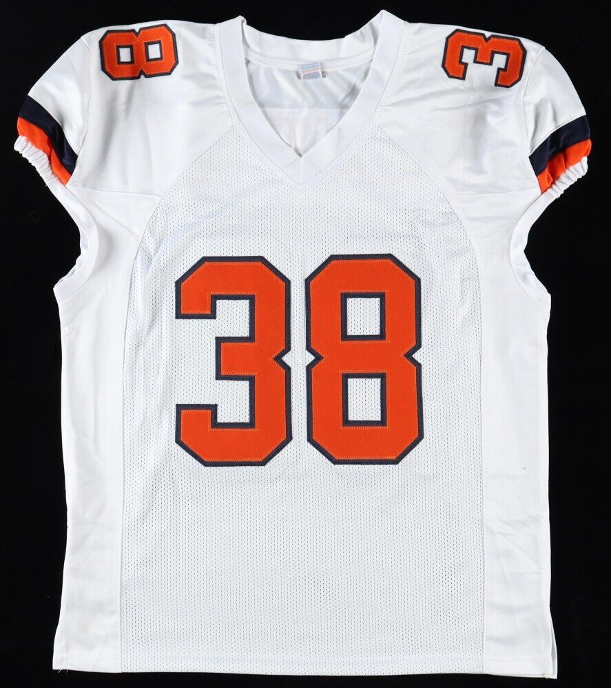 Jaleel McLaughlin Signed Denver Broncos Jersey Inscribed Broncos Country JSA COA