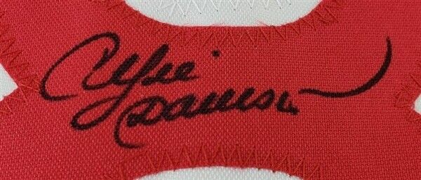 Andre Dawson Signed Chicago Cubs Road Jersey (Beckett) 8×All-Star / 1987 MVP