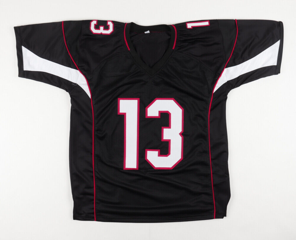 Kurt Warner Signed Arizona Cardinals Black Jersey (JSA COA) Super Bowl XLIII QB