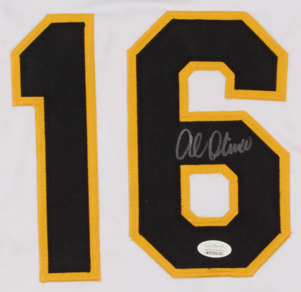 Al Oliver Signed Pittsburgh Pirates "Scoop" Jersey (JSA) 7×All-Star 1.B. / O.F.