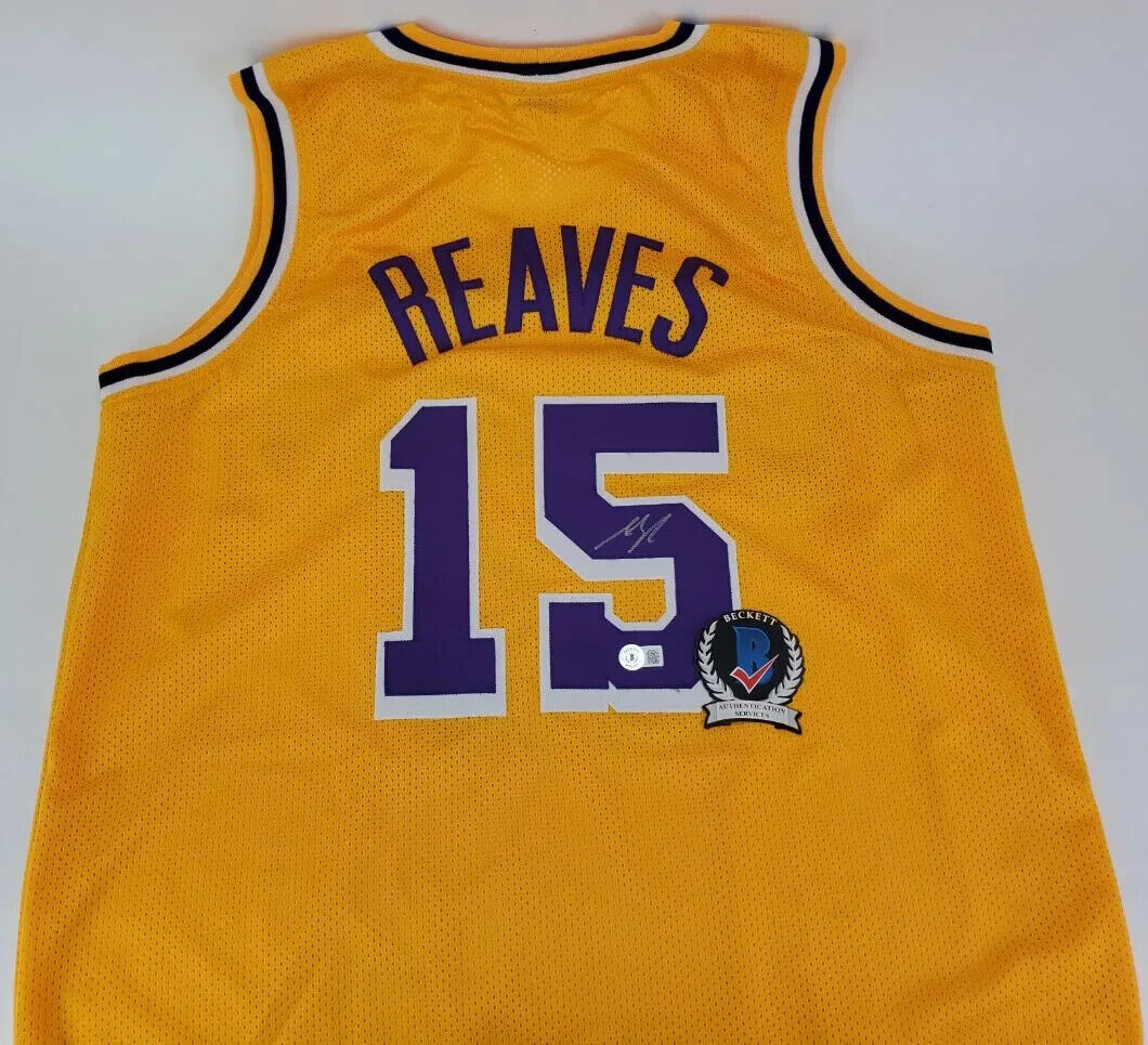 Austin Reaves Signed Los Angeles Lakers Jersey (Beckett) Ex Oklahoma Guard