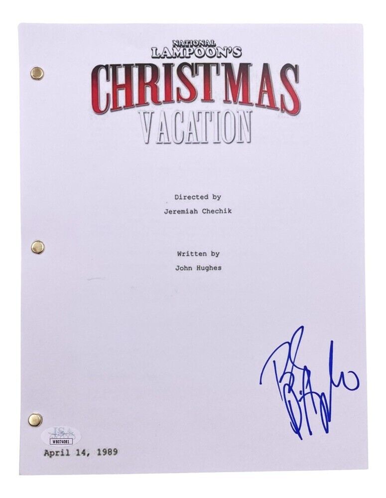 Beverly D'Angelo (Ellen Griswold) Signed Christmas Vacation Movie Script (JSA)
