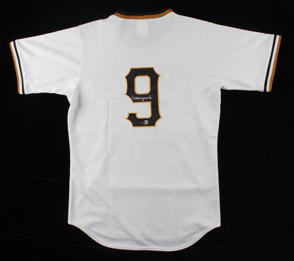 Bill Mazeroski Signed Pittsburgh Pirates Custom Style Jersey (Beckett COA)