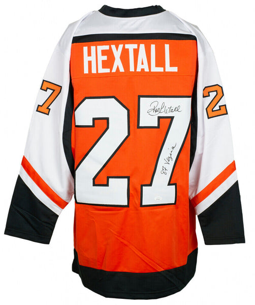 Ron Hextall Signed Philadelphia Flyers Jersey (JSA COA) Playing