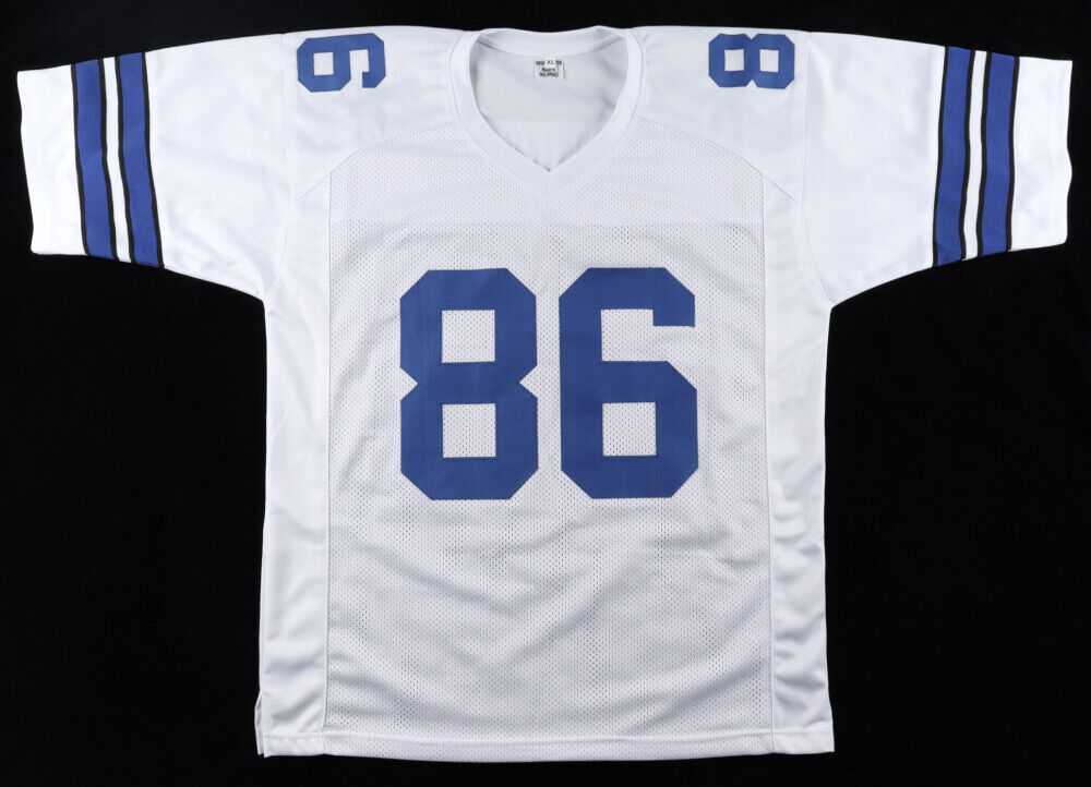 Dalton Schultz Signed Dallas Cowboys Home Jersey (JSA COA) Ex Stanford Tight End