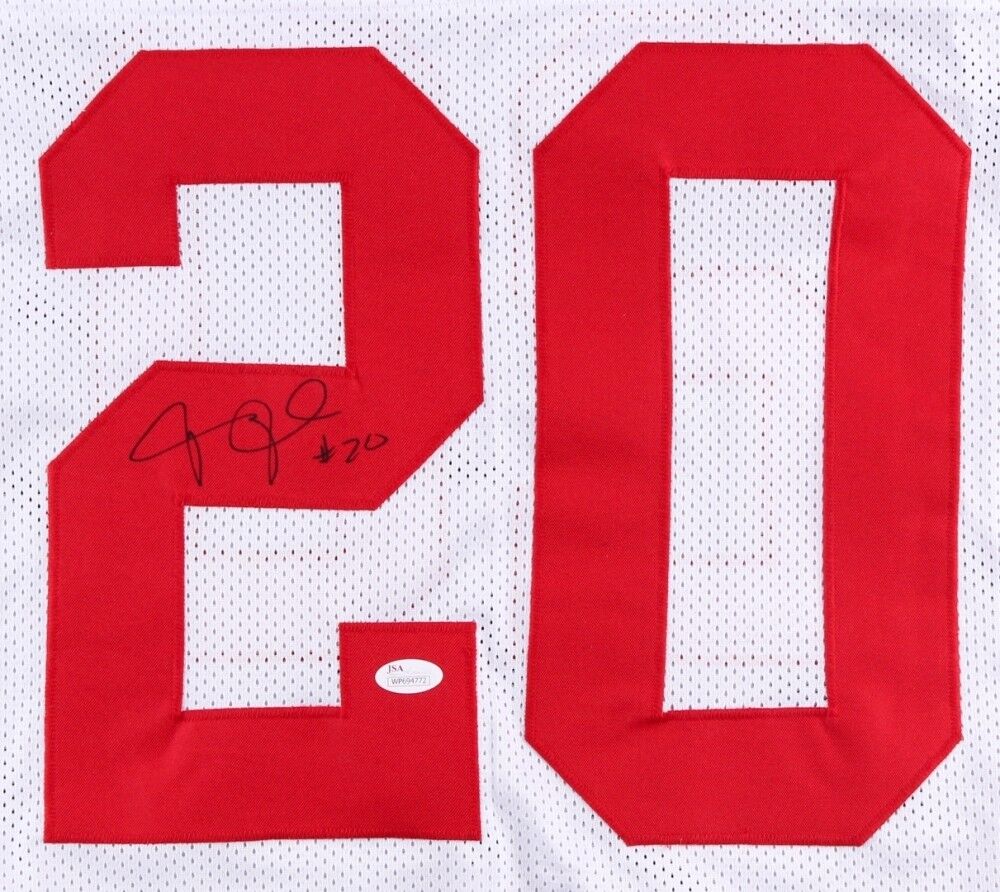 Janoris Jenkins Signed White Giants Jersey (JSA COA) 2016 Pro Bowl Cornerback