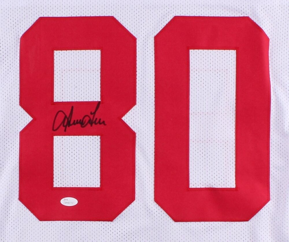 Irving Fryar Signed Patriots Jersey (JSA Hologram) Super Bowl XX Wide Receiver