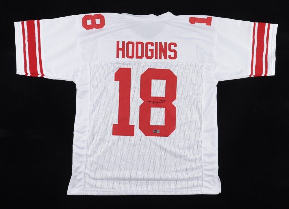 Isaiah Hodgins Signed New York Giants Jersey (Players Ink) 2020 Draft Pick WR