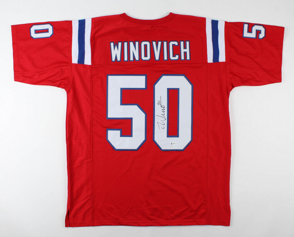 Chase Winovich Signed New England Patriots Jersey (Beckett COA) 2019 3rd Rd Pick