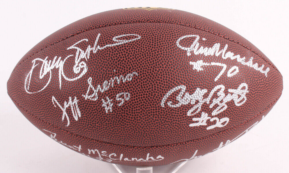1975 Vikings Football Signed by 7 Siemon, McClanahan, Blair, Voigt, Marshall +2