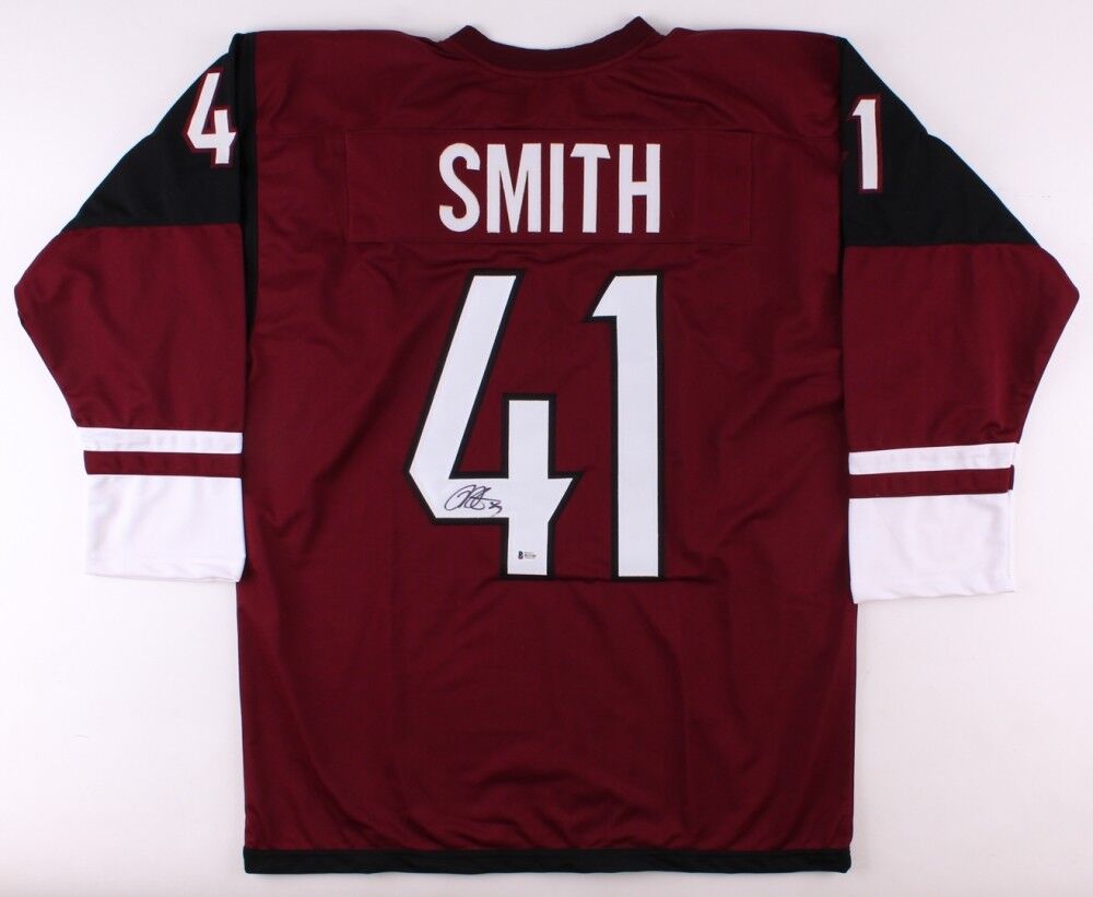 Mike Smith Signed Coyotes Jersey (Beckett) Playing career 2002–present Goalie