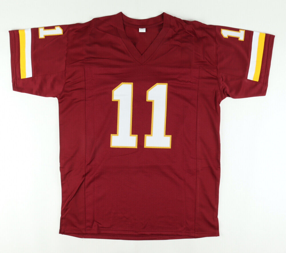 Alex Smith Signed Washington Redskin Jersey (Beckett COA) 3xPro Bowl Quarterback