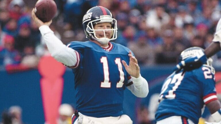 Phil Simms Signed New York Giants Jersey (JSA Hologram) 2×Super Bowl Champion