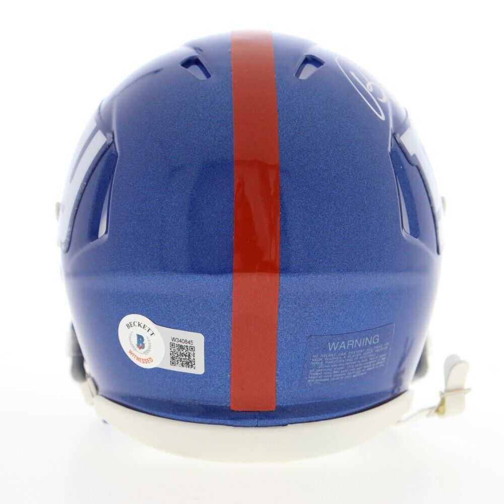 Brian Daboll Signed New York Giants Mini Helmet (Beckett) 2022, 2023 Head Coach