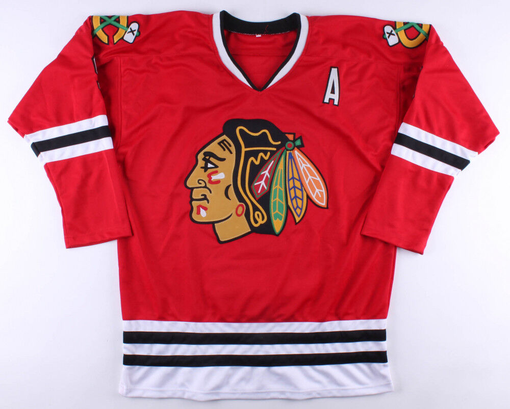Bobby Hull Signed Blackhawks Career Stat Jersey Inscibd The Golden Jet (JSA COA)