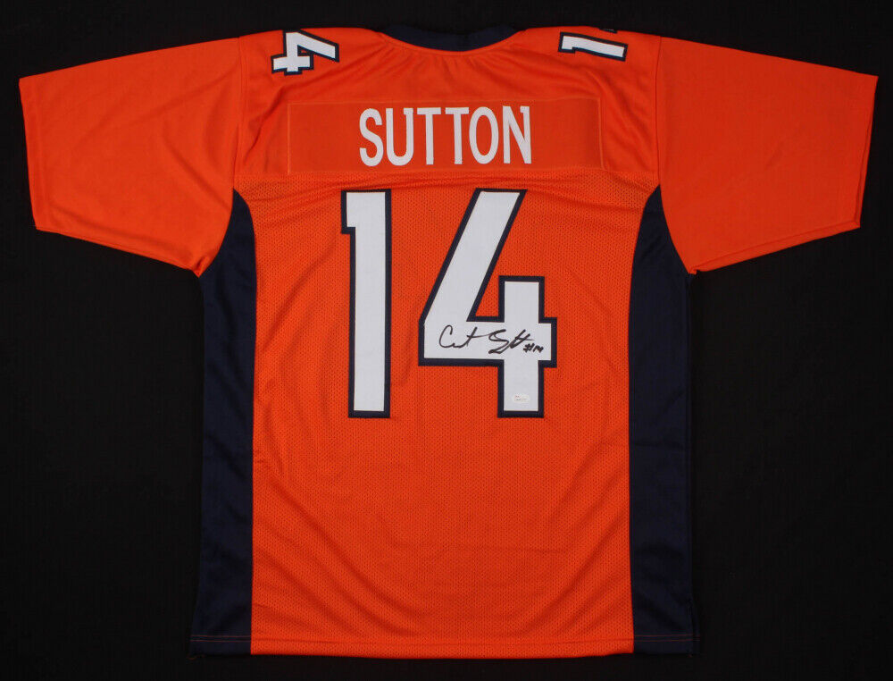 Courtland Sutton Signed Denver Broncos Jersey (JSA COA)2018 Rookie Wide Receiver