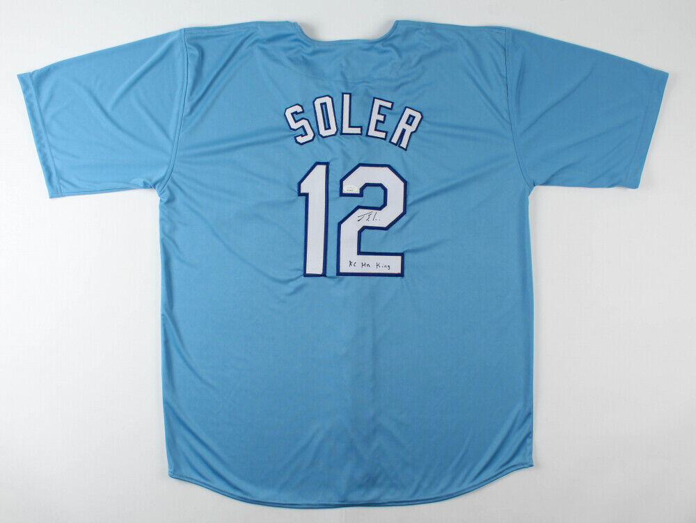 Jorge Soler Signed Kansas City Royals Jersey Inscribed "KC HR King"(JSA COA)