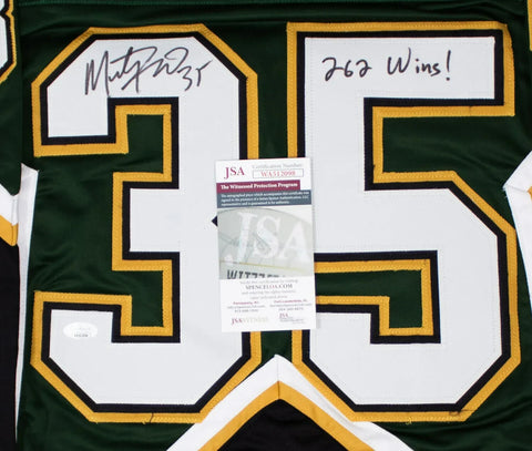 Marty Turco Signed Dallas Stars Jersey Inscribed “262 Wins!” (JSA COA) Goalie