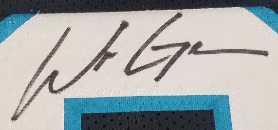 Will Grier Signed Carolina Panthers Jersey (JSA COA) Ex West Virginia Q.B.