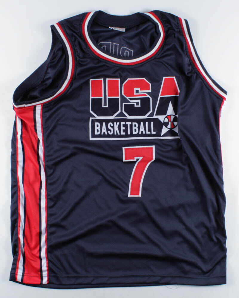 Larry Bird Signed 1992 Team USA Jersey (JSA COA) Boston Celtics Superstar