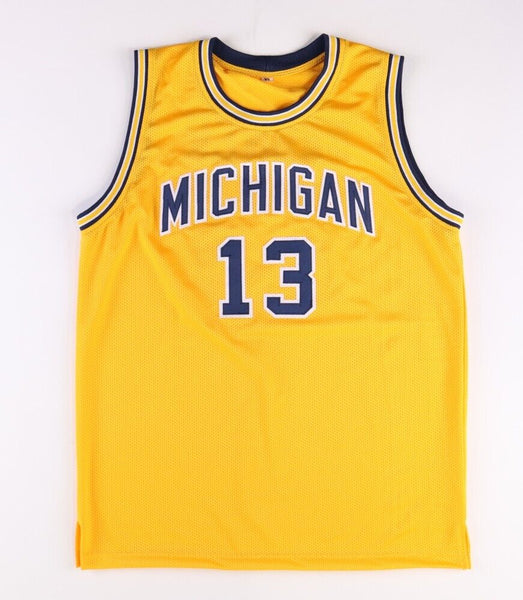 Moe Wagner Signed Michigan Jersey (Gold) Pristine Authenticated – All In  Autographs