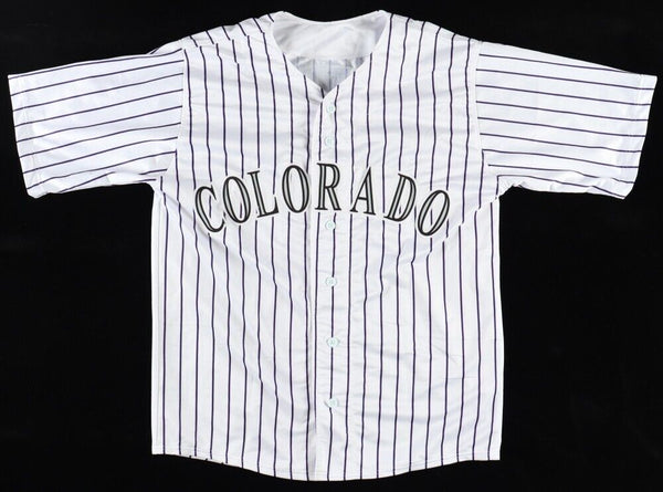 Vinny Castilla Signed Colorado Rockies Jersey (JSA) 8xAll Star /10xGold  Glove 3B